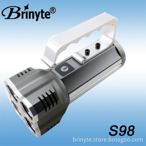 New Style 4PCS CREE Xm-L U2 IP66 Aluminum Rechargeable LED Search Light